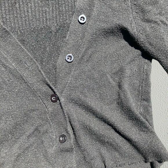 Black cropped cardigan 3/4 sleeves Costa Blanca - Picture 5 of 8